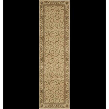 NOURISON Somerset Area Rug Collection Ivory 2 ft x 5 ft 9 in. Runner 99446823298